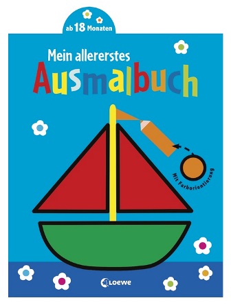 Mi primer libro para colorear - Barco - contornos extra gruesos para ninos pequenos