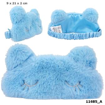 Antifaz supersuave para dormir y relajarse ICEWORLD con orejitas y ojos bordados de TOPModel 