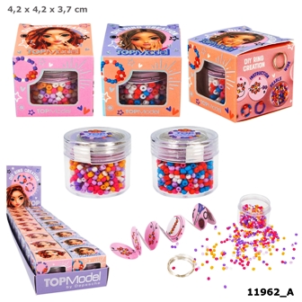 TOPModel DIY Crea tu anillo - Con código QR para abrir un video con instrucciones