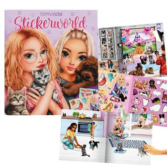 TOPModel Stickerworld KITTY and DOGGY - Crea el maravilloso mundo de los felinos