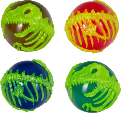 Pelota esqueletica que brilla en la oscuridad - Â¡Dino Action ToGo de T-Rex World