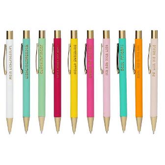 Boligrafo favorito - con distintas frases en ingles para regalar y sacar sonrisas