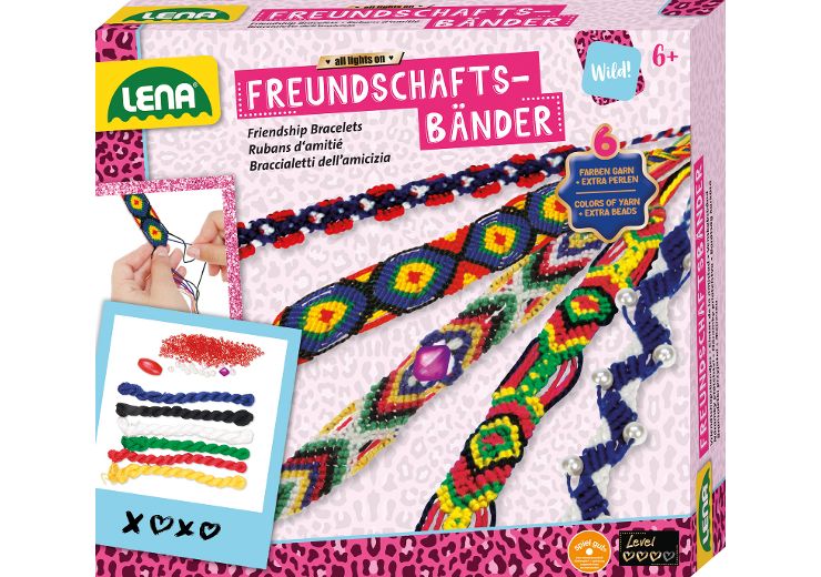 Set Wild crear pulseras coloridas para amigas de Lena