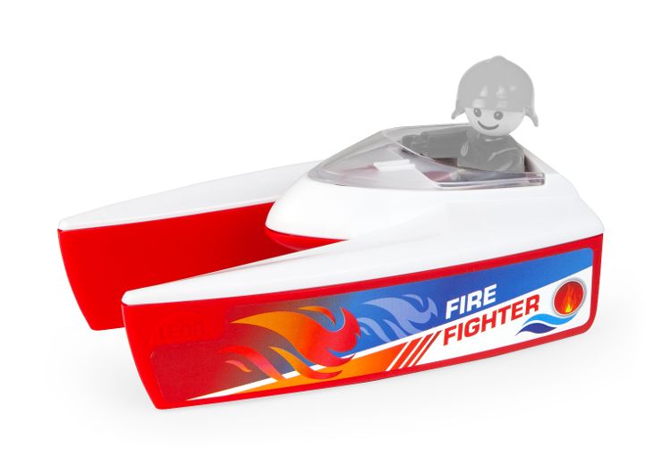 Barco de bomberos de Boaties en estilo catamarán